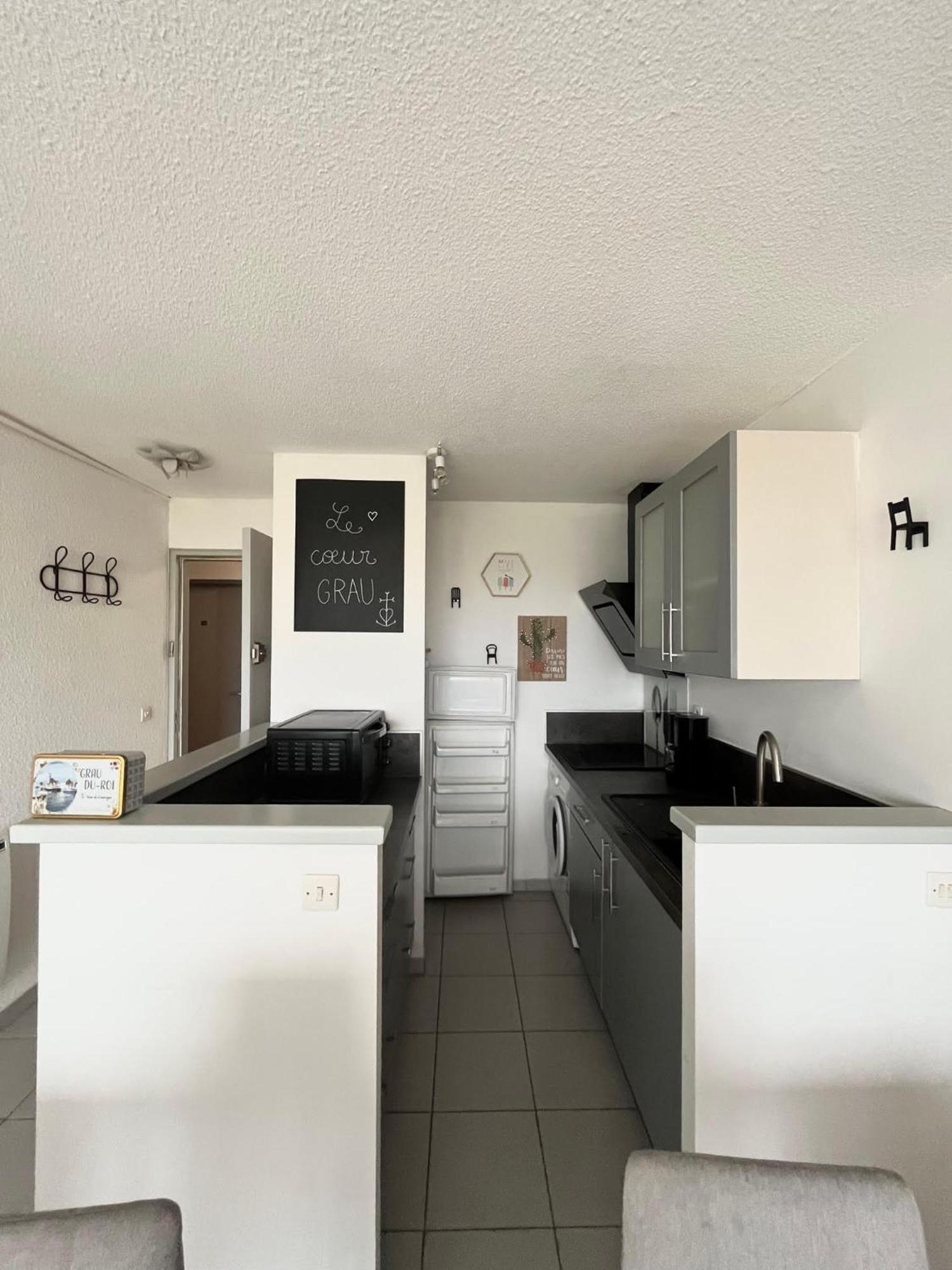 Appartement Devant La Mer + Parking Ле-Гро-дю-Руа Экстерьер фото